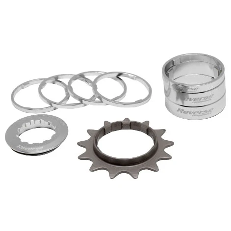 Reverse Single Speed Kit 13t Silver