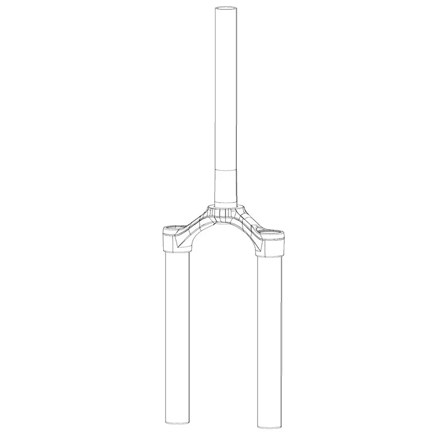 RockShox CSU 2013-2016 SID/Reba Solo Air 29" 46mm Offset Aluminum 1- 1/8" Diffusion BLK A2-A3
