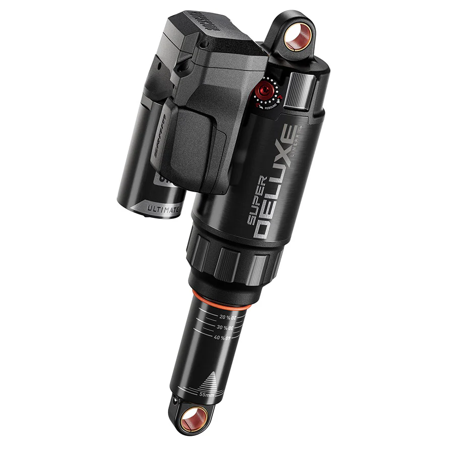 RockShox Super Deluxe FLT Attendant D1 Rear shock 210x55 Shaft Eyelet: Standard Body Eyelet: No Bushing - 90 Deg Rotation Token Loc 3 Reb55/Comp30 Mid4-Lock6 Specialized Levo SL S2-S6 2022+