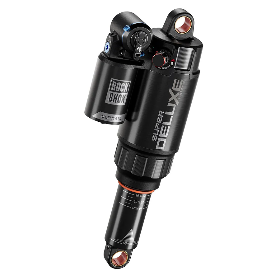 RockShox Super Deluxe Ultimate D1 Rear shock 230x57.5 Shaft Eyelet: Standard Body Eyelet: Standard Token Loc 2 Reb55/Comp30 Lockout45 Santa Cruz Hightower 4 (2025+)