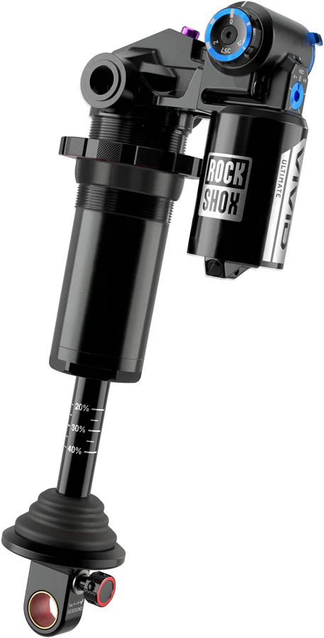 RockShox Vivid Coil Ultimate RC2T Rear Shock - 205 x 57.5mm Reb 55 / Comp 34 Adj. Hydraulic Bottom Out L/45 Standard Trunnion D1