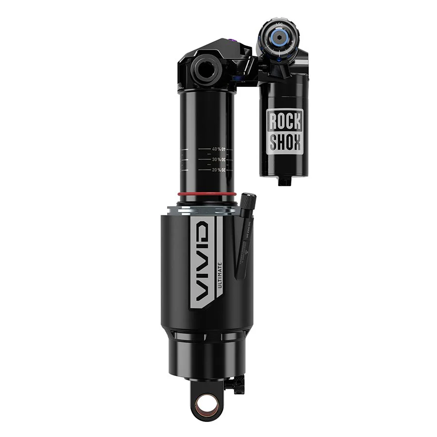 RockShox Vivid Ultimate C1 Rear shock 185x55 Shaft Eyelet: No Bushing Body Eyelet: Trunnion 1 Token R55 C30 Lockout 4 2017+ Giant Trance