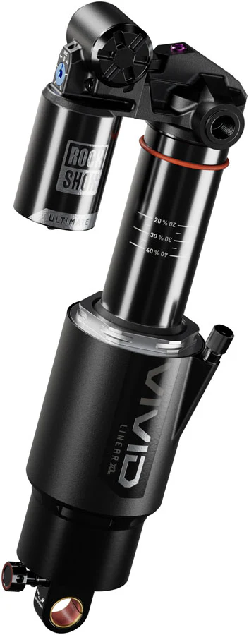 RockShox Vivid Ultimate DH RC2 Rear Shock - 225 x 72.5 mm Linear XL Air 2 Tokens Reb 55 / Comp 34 L/O 45 Standard Trunnion D1