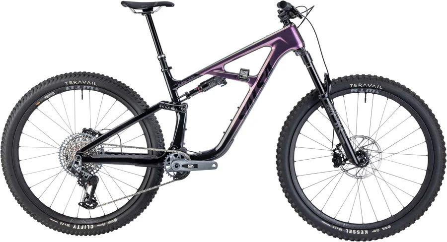 Salsa BLKthorn 125 C GX Transmission Bike - 29" Carbon BLK/Pearl Orchid Medium