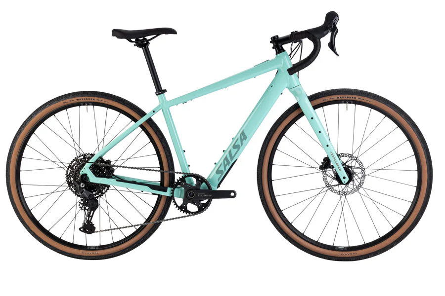 Salsa Confluence Drop Bar Cues 11 eBike - 700c Aluminum Spearmint Green 55cm
