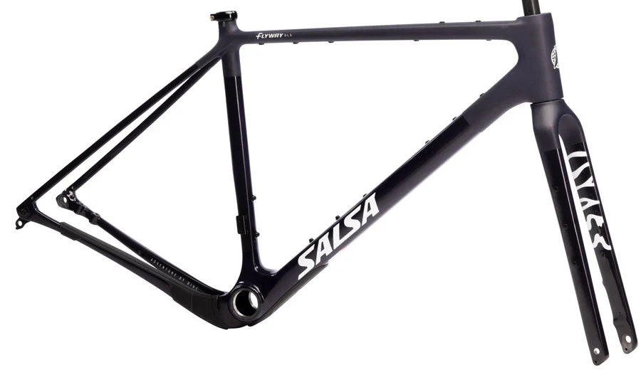 Salsa Flyway C DLX Frameset - 700c Carbon Midnight Medium