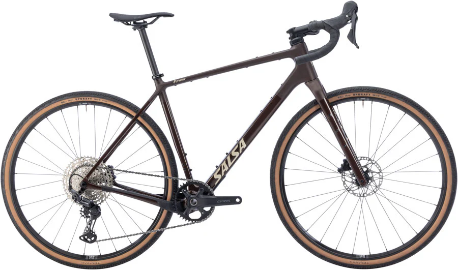 Salsa Flyway C GRX 610 12 Bike - 700c Carbon Dark Umber Medium