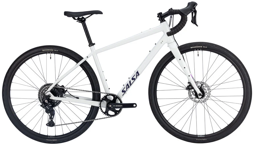 Salsa Journeyer Drop Bar ESSA 8 Bike - 700c Aluminum Vapor Gray 51cm