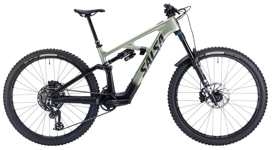 Salsa Moraine C Eagle 90 Transmission Ebike - 29" Carbon Coffee BLK / Sage Small