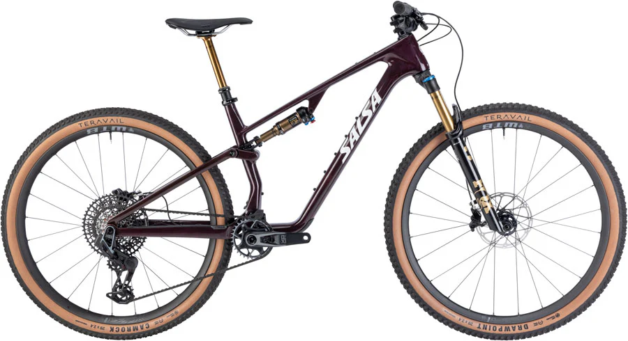 Salsa Spearfish C DLX X0 AXS Transmission Bike - 29" Carbon Deep Orchid Carbon X-Small