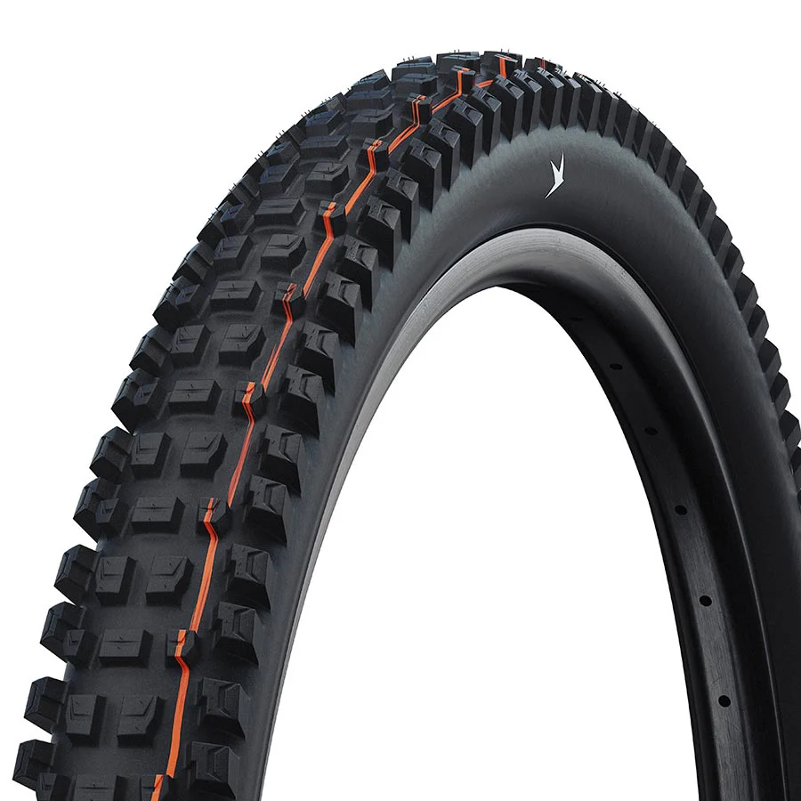 Schwalbe Albert Gravity Pro Mountain Tire 27.5''x2.50 Folding Tubeless Ready Addix Soft Gravity Pro - Radial 67TPI Black
