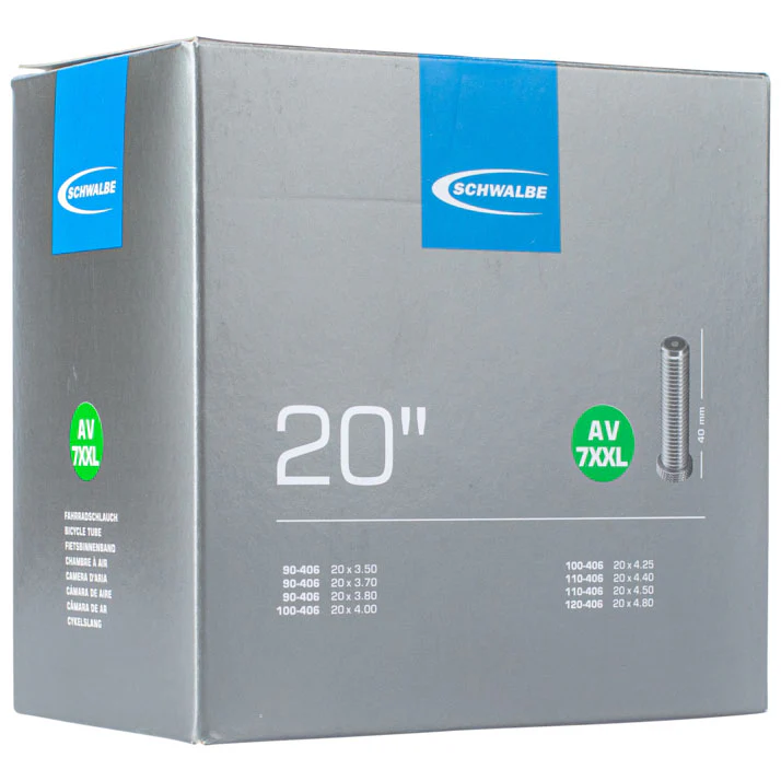 Schwalbe Butyl Tube 7XXL 20x3.5-4.8" SV 40mm
