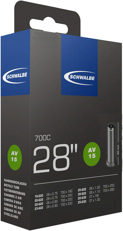 Schwalbe Standard Tube - 700 x 18 - 28mm 40mm Schrader Valve