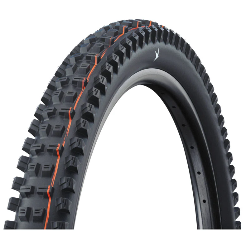 Schwalbe Tacky Chan Tire - 27.5 x 2.50 Tubeless Folding BLK Pro Trail Soft Radial E-50