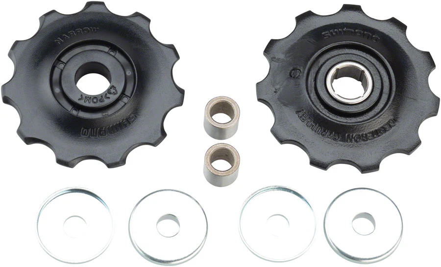 Shimano 9-Speed Rear Derailleur Pulley Set - Compatible RD-M370 RD-R3000 RD-M2000 RD-T4000 RD-M3000 RD-M3100 RD-M4000 - Image 2