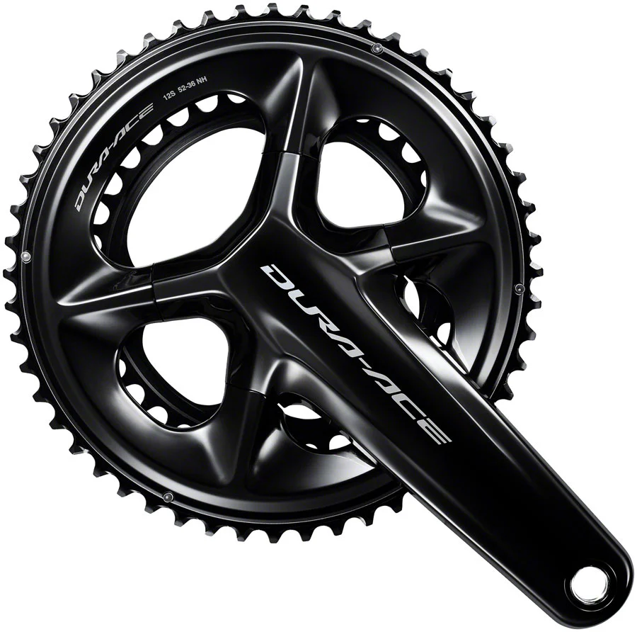 Shimano Dura-Ace FC-R9200 Crankset - 170mm 12-Speed 54/40t Hollowtech II Spindle Interface BLK - Image 2