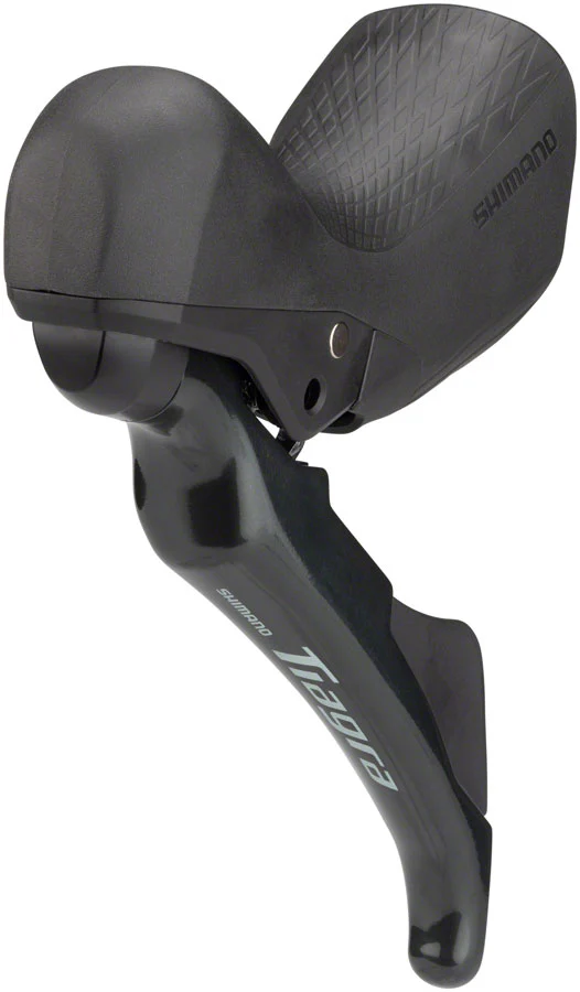 Shimano Tiagra ST-4720/BR-4770 Mechanical Shift/Hydraulic Brake Lever Caliper - Front Flat Mount Finned Resin Pads BLK - Image 2