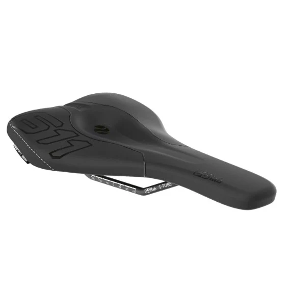 SQlab 611 Ergowave S-Tube rail 130* saddle blk