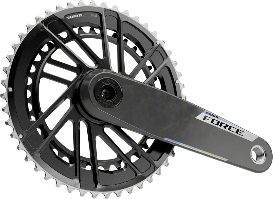 SRAM Force Crankset - 172.5mm 12-Speed 50/37t 8-Bolt Direct Mount DUB Spindle Carbon E1 - Image 2