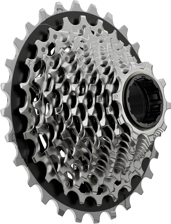 SRAM Force XG-1270 Cassette - 12-Speed 10-28t Silver For XDR Driver Body E1 - Image 2