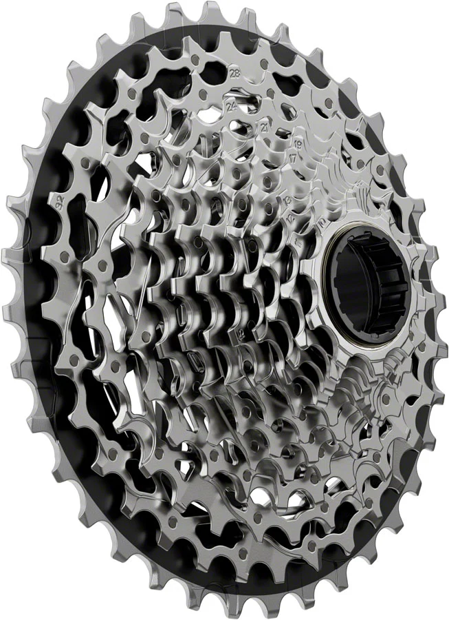 SRAM Force XG-1270 Cassette - 12-Speed 10-36t Silver For XDR Driver Body E1 - Image 2