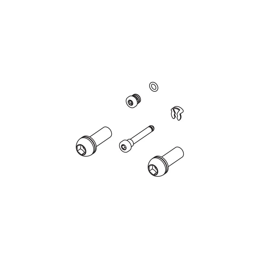 SRAM Level TL Caliper Hardware Kit with Body Bolts Bleed Screw and Pad Pin