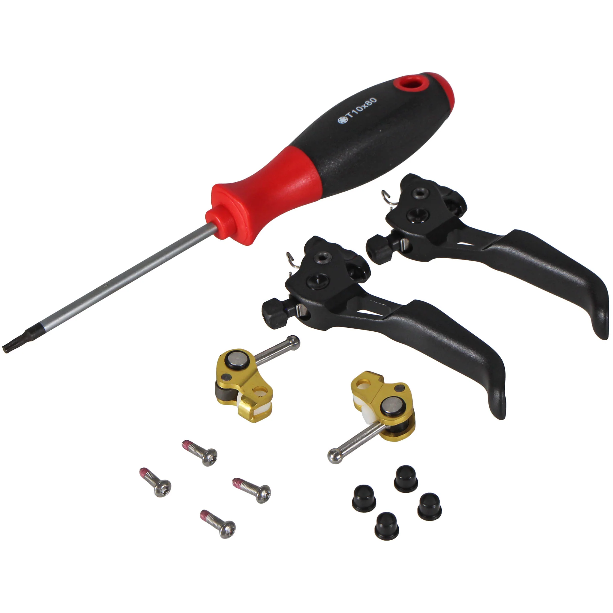 SRAM Maven Ultimate/Silver Brake Lever Tuning Kit - 2 CNC Aluminum Lever Blades 2 Swinglink Assemblies A1
