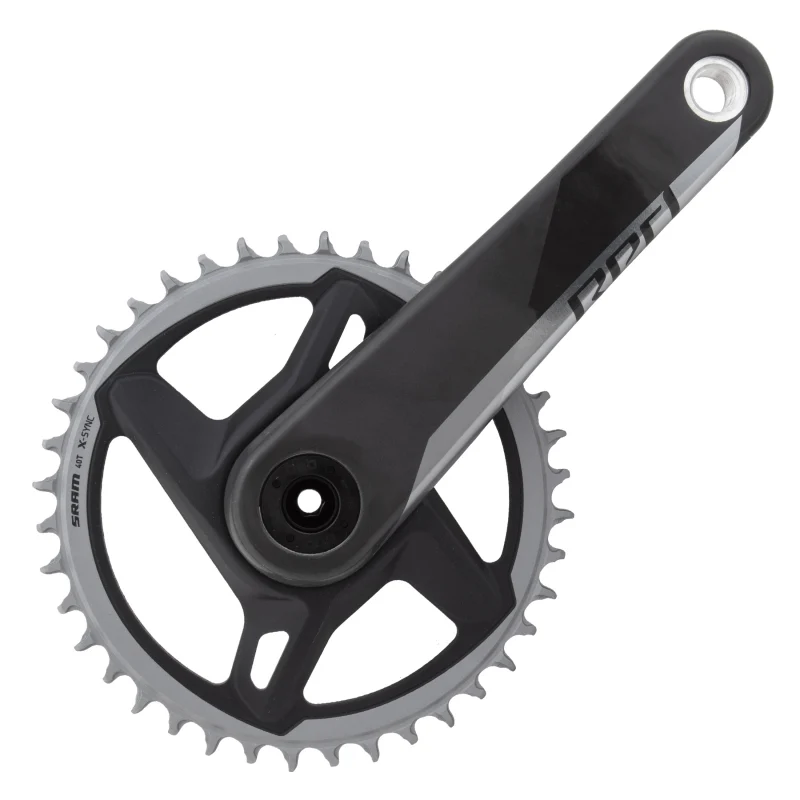 SRAM Red 1 AXS DM Crankset Speed: 12 Spindle: 28.99mm BCD: Direct Mount 40 DUB 175mm Black Road