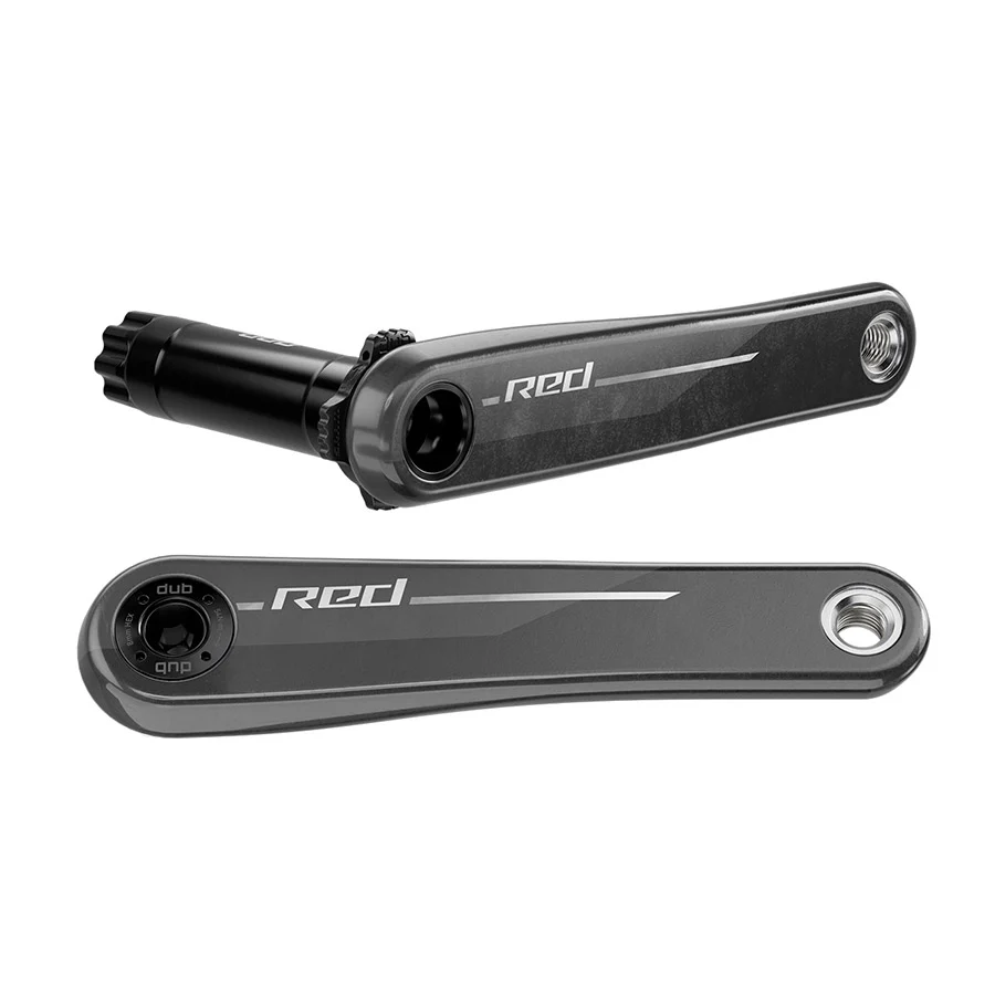 SRAM RED Crank Arm Assembly - 150mm 12-Speed 8-Bolt Direct Mount DUB Spindle Interface Natural Carbon E1