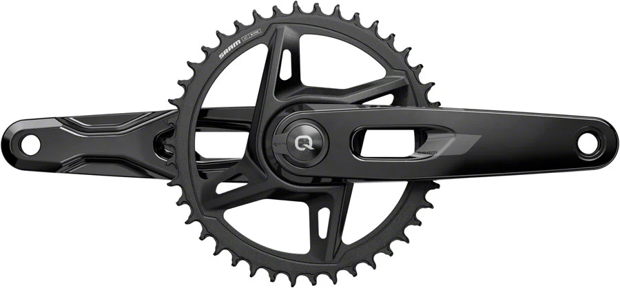 SRAM Rival 1x XPLR AXS Power Meter Wide Crankset - 160mm 12/13-Speed 42t 8-Bolt Direct Mount DUB PM Spindle BLK E1 - Image 2