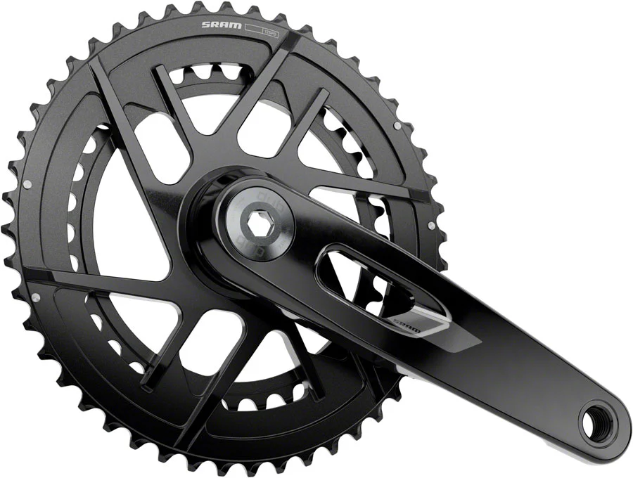 SRAM Rival Crankset - 170mm 12-Speed 46/33t 8-Bolt Direct Mount DUB Spindle BLK E1 - Image 2
