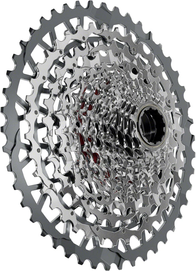SRAM Rival XPLR XG-1351 Cassette - 13-Speed 10-46t For XDR Driver Silver E1 - Image 2