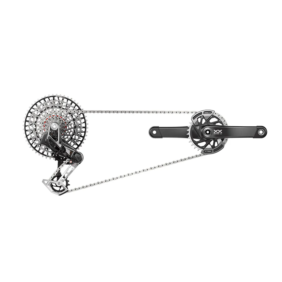 SRAM XX T-Type Eagle AXS Groupset 165mm Blk D2