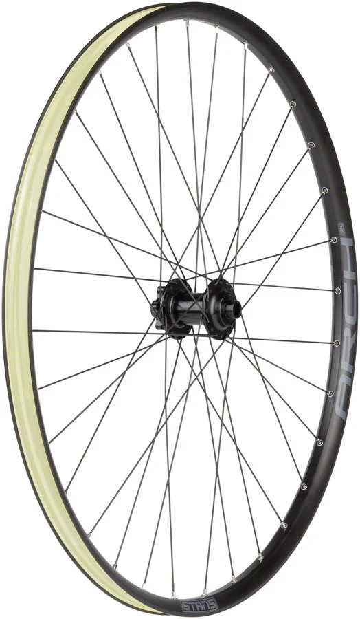 Stan's Arch S2 Front Wheel - 29" 15 x 100mm 6-Bolt Black 32H - Image 2