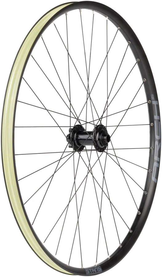 Stan's Arch S2 Front Wheel - 29" 15 x 110mm 6-Bolt Black 32H - Image 2