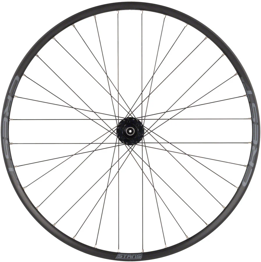 Stan's Crest S2 Front Wheel - 27.5" QR x 100mm 6-Bolt Black 32H - Image 4