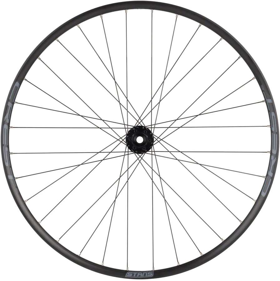Stan's Crest S2 Front Wheel - 29" 15 x 100mm 6-Bolt Black 32H - Image 4