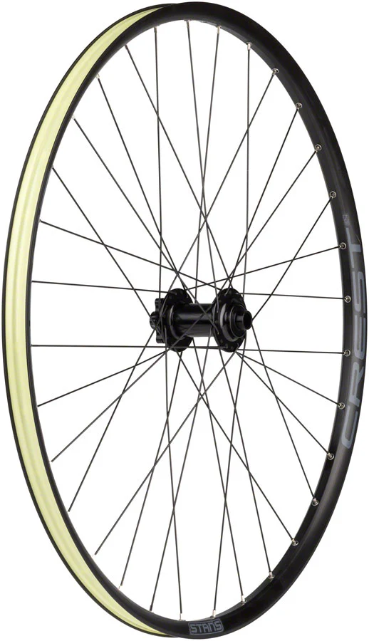 Stan's Crest S2 Front Wheel - 29" 15 x 110mm 6-Bolt Black 32H - Image 2