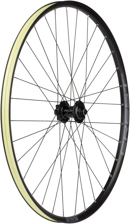 Stan's Crest S2 Front Wheel - 29" QR x 100mm 6-Bolt Black 32H - Image 2