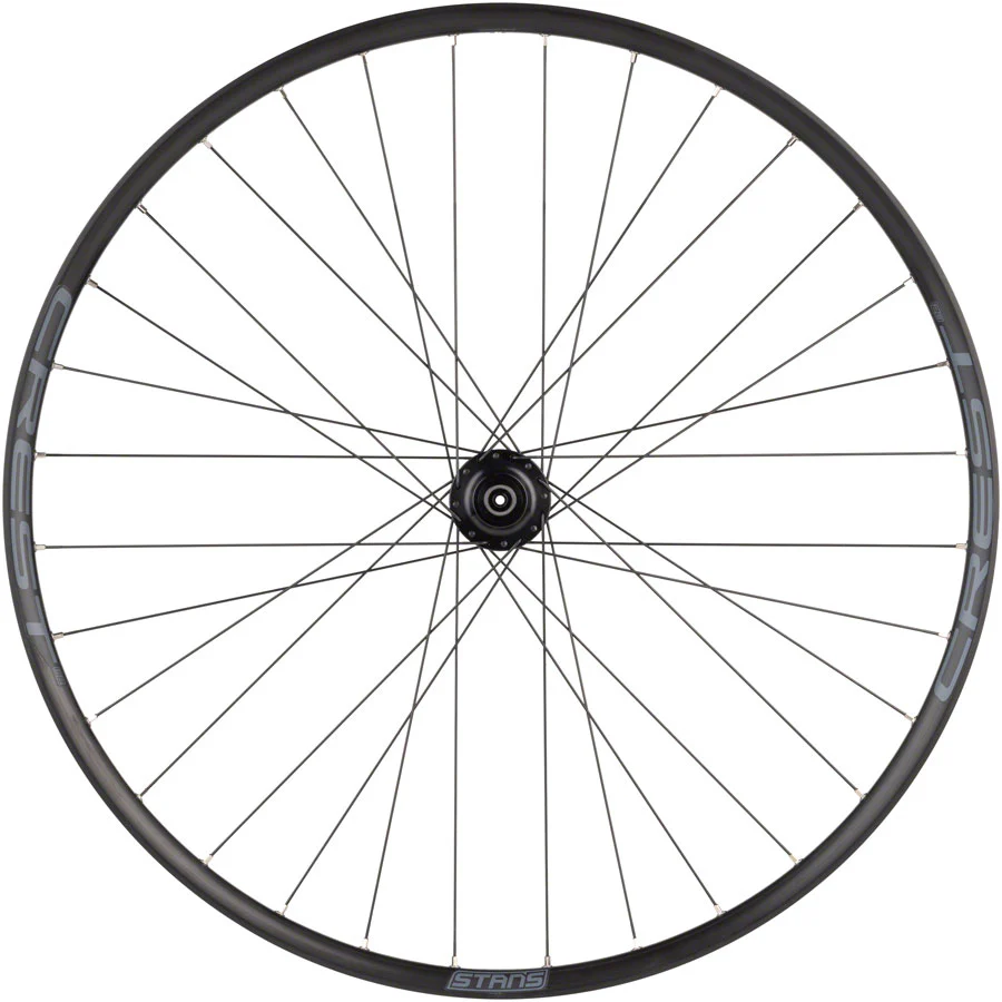 Stan's Crest S2 Front Wheel - 29" QR x 100mm 6-Bolt Black 32H - Image 3