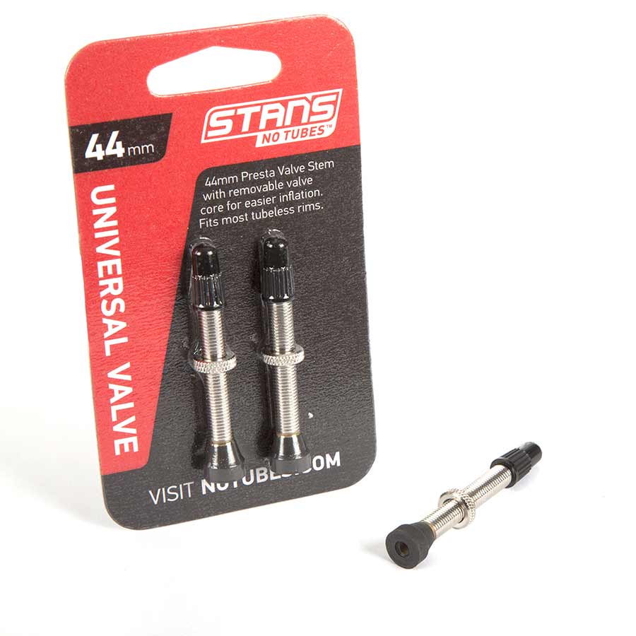 Stan's Tubeless Universal Valve Stems - Brass 44mm Pair
