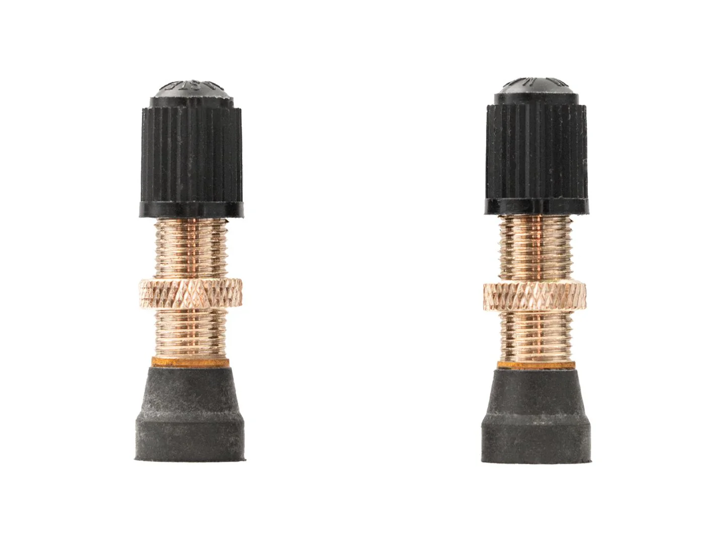 Stan's Tubeless Universal Valve Stems - Brass Regular Schrader Pair