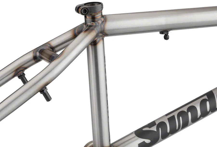 Sunday Discovery BMX Frame - 21" TT Matte Raw - Image 3