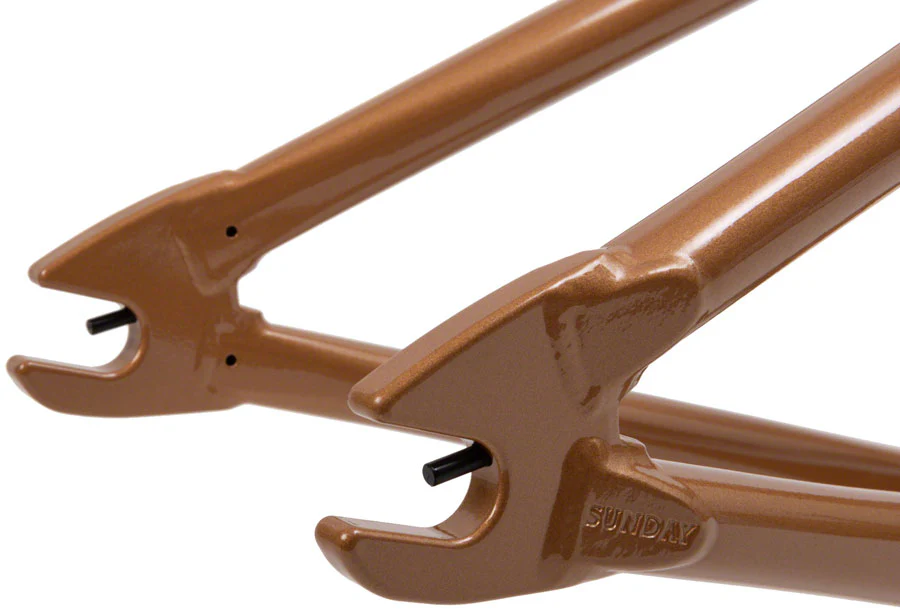 Sunday Silvawave BMX Frame - 21.25" TT Amber - Image 3