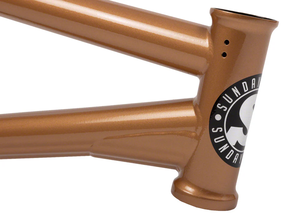 Sunday Silvawave BMX Frame - 21.25" TT Amber - Image 4
