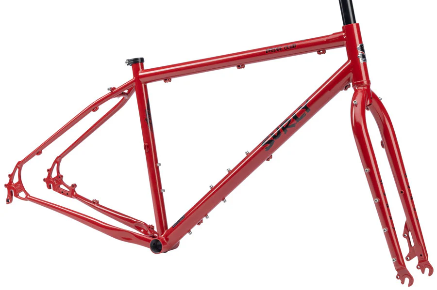 Surly Bridge Club Frameset - 27.5" Steel Lingering Cranberry Medium