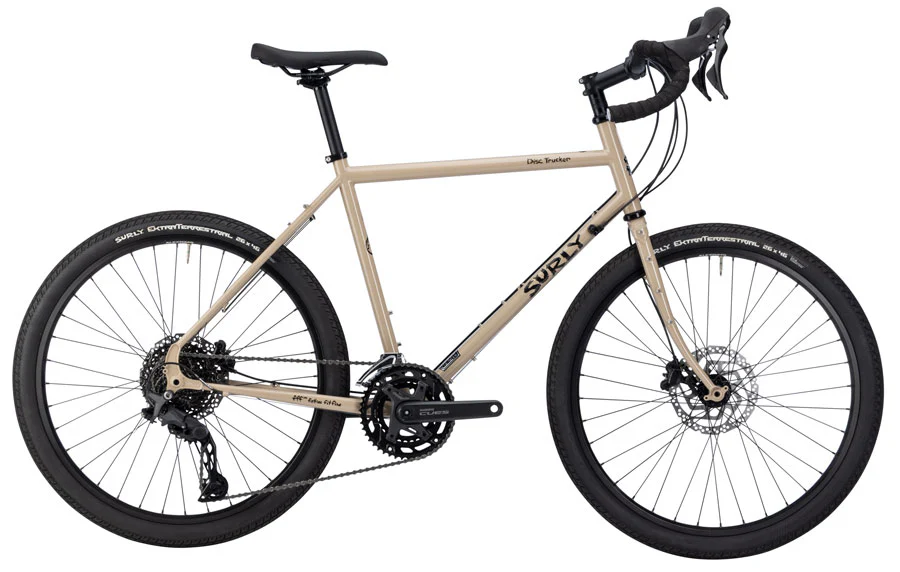 Surly Disc Trucker Bike - 26" Steel Grandpa's Khakis 54cm