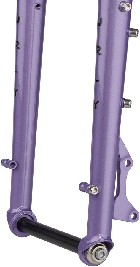 Surly Ice Cream Truck Fork - 26" 15x150mm Thru-Axle 1-1/8" Straight Steerer Steel Taro Milk Tea - Image 3