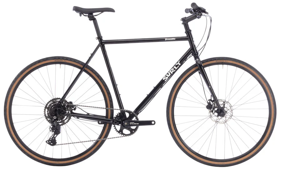 Surly Preamble Flat Bar Bike - 650b Steel Hi-Viz Black Small