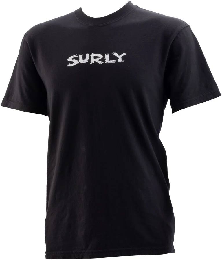 Surly Scratchy Logo Short Sleeve T-Shirt - Unisex Black 3X-Large